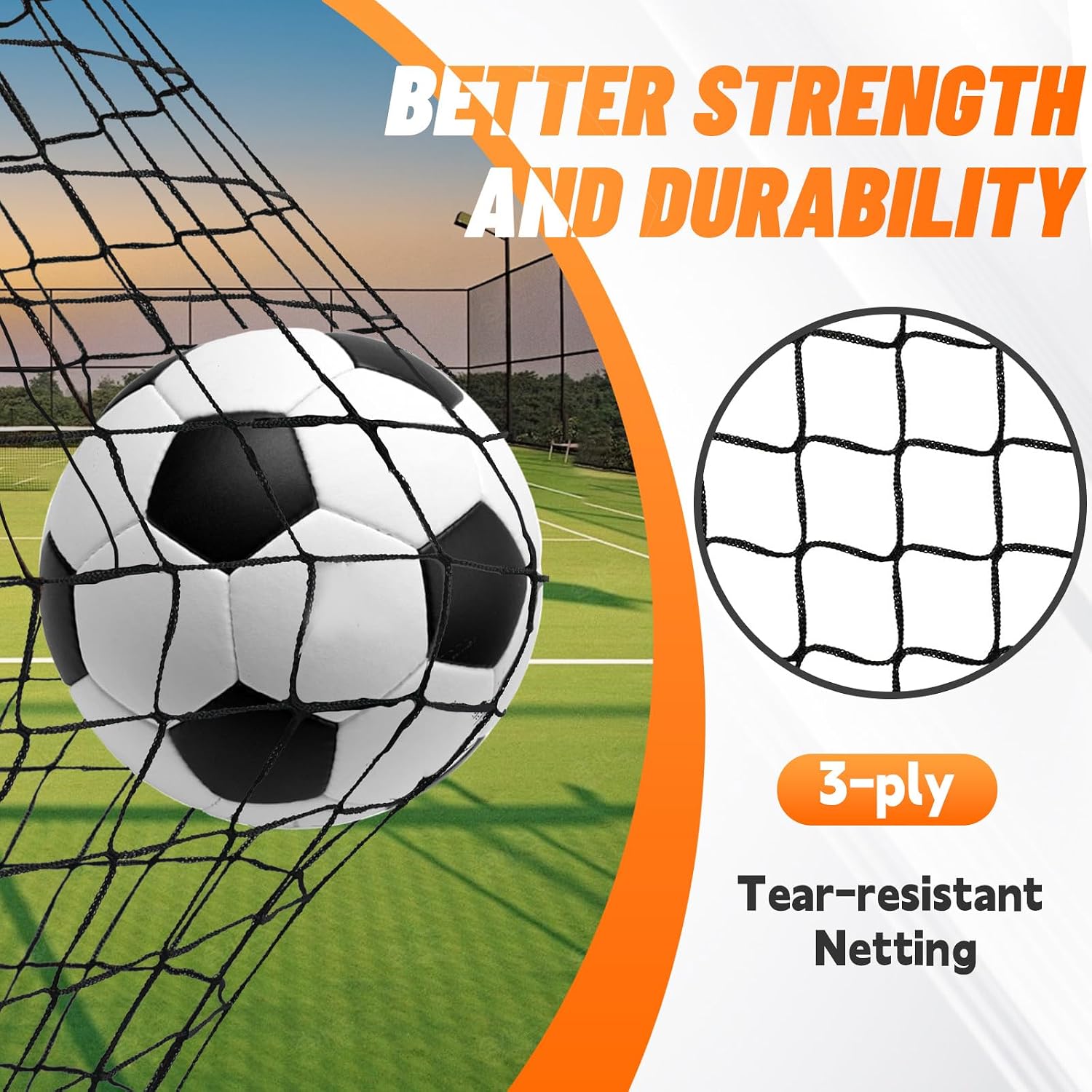 Bearwill Portable Soccer Goal Set - Hình 2