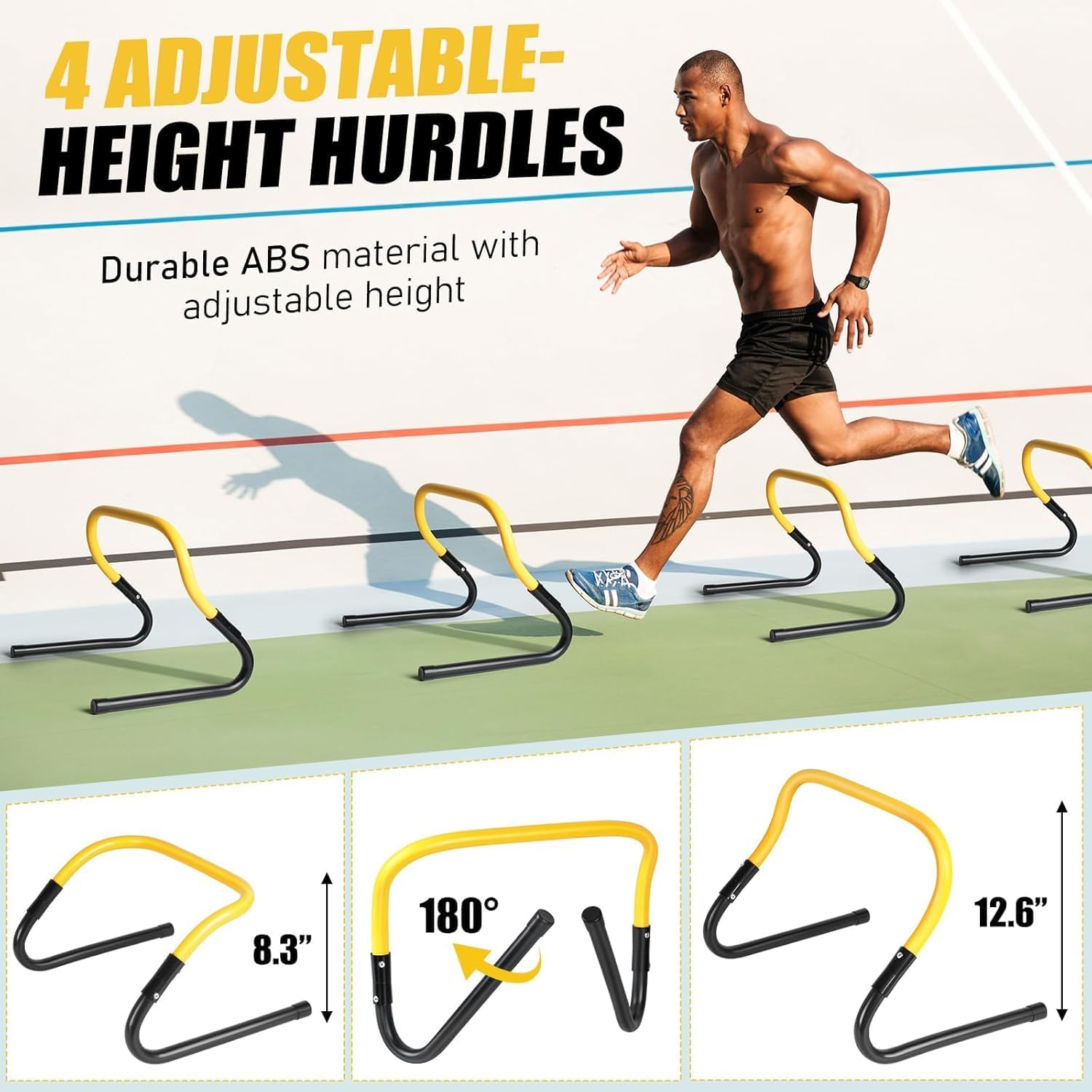 Premium Yellow Agility Ladder Set - Hình 3