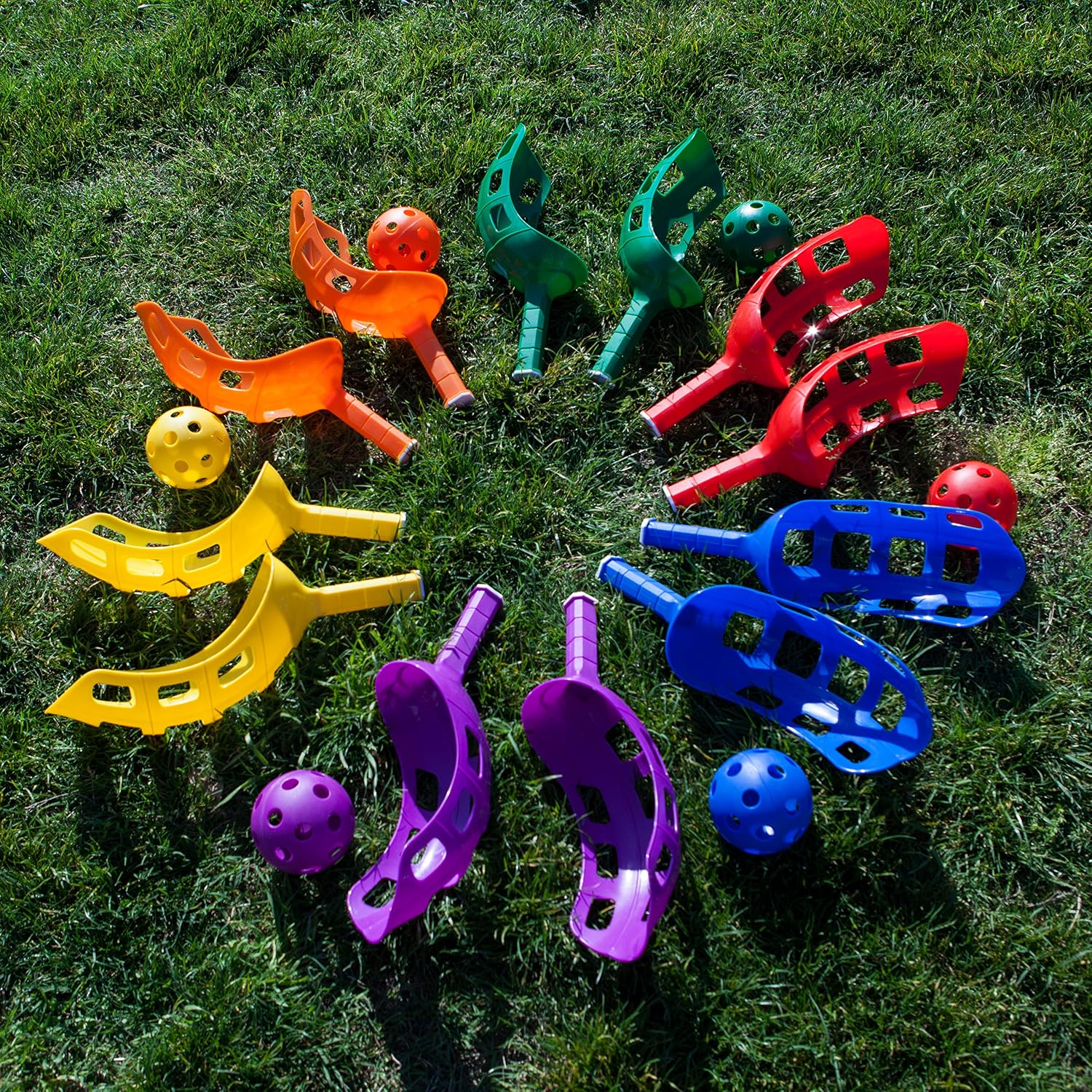 Champion Sports Rainbow Scoop Ball Set - Hình 8