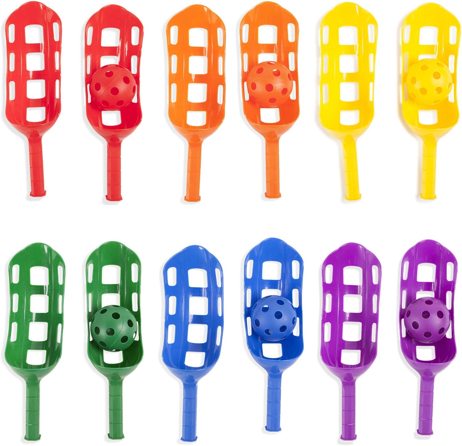 Champion Sports Rainbow Scoop Ball Set