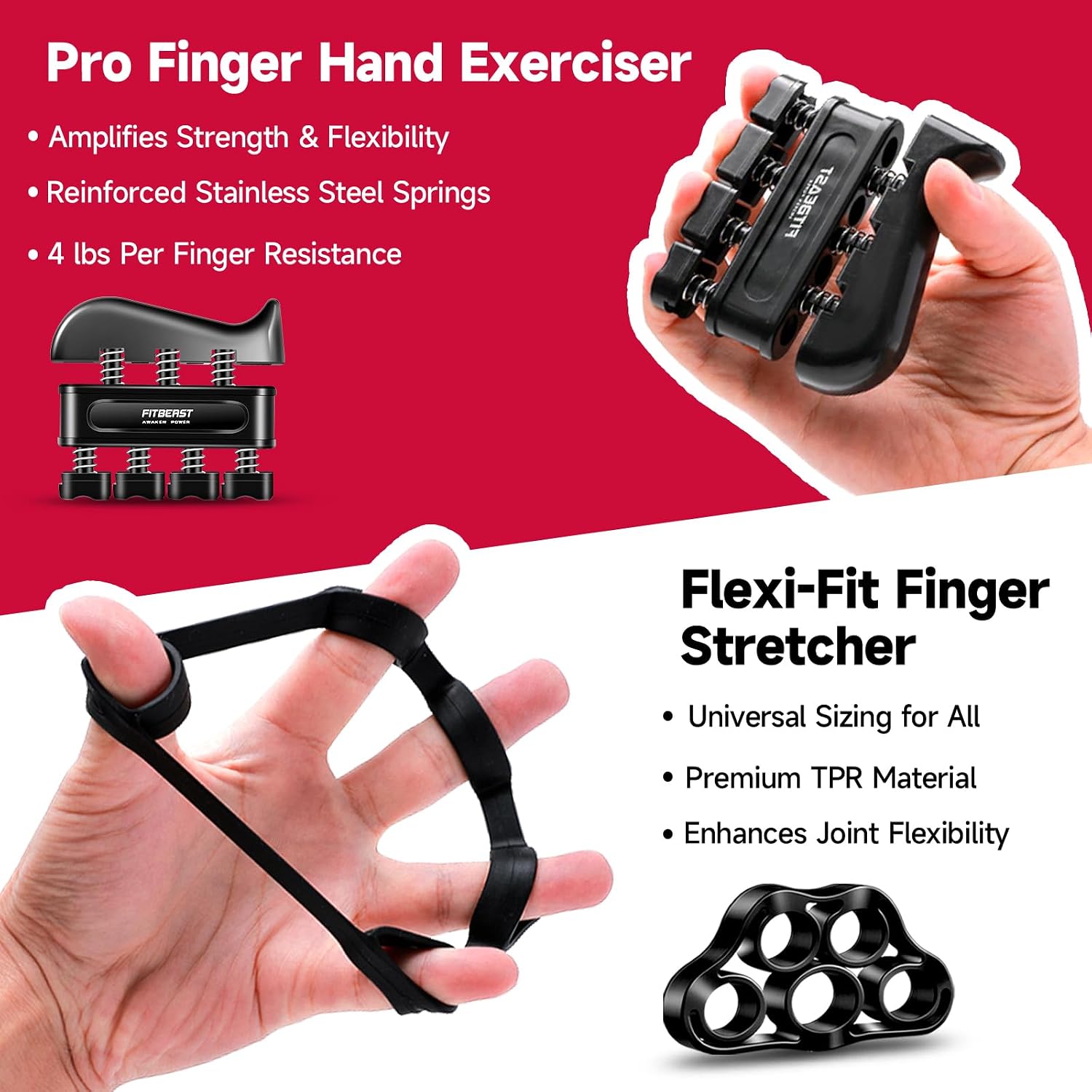 FITBEAST Hand Grip Strengthener Kit - Hình 3