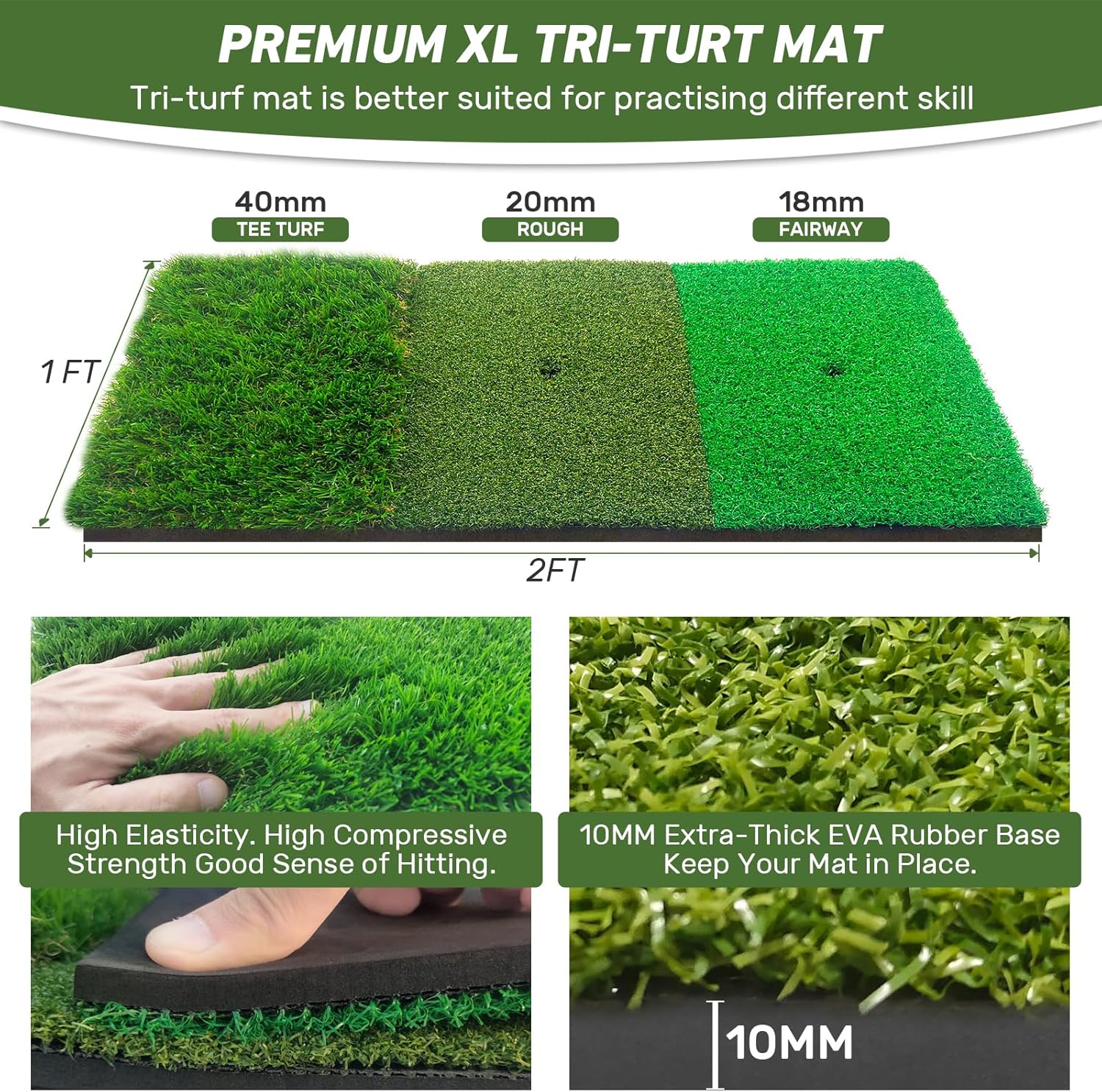 Pro Golf Hitting Net & Mat Set - Hình 5