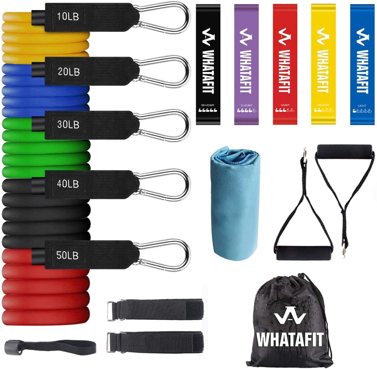 WHATAFIT Resistance Bands Set - Hình 20