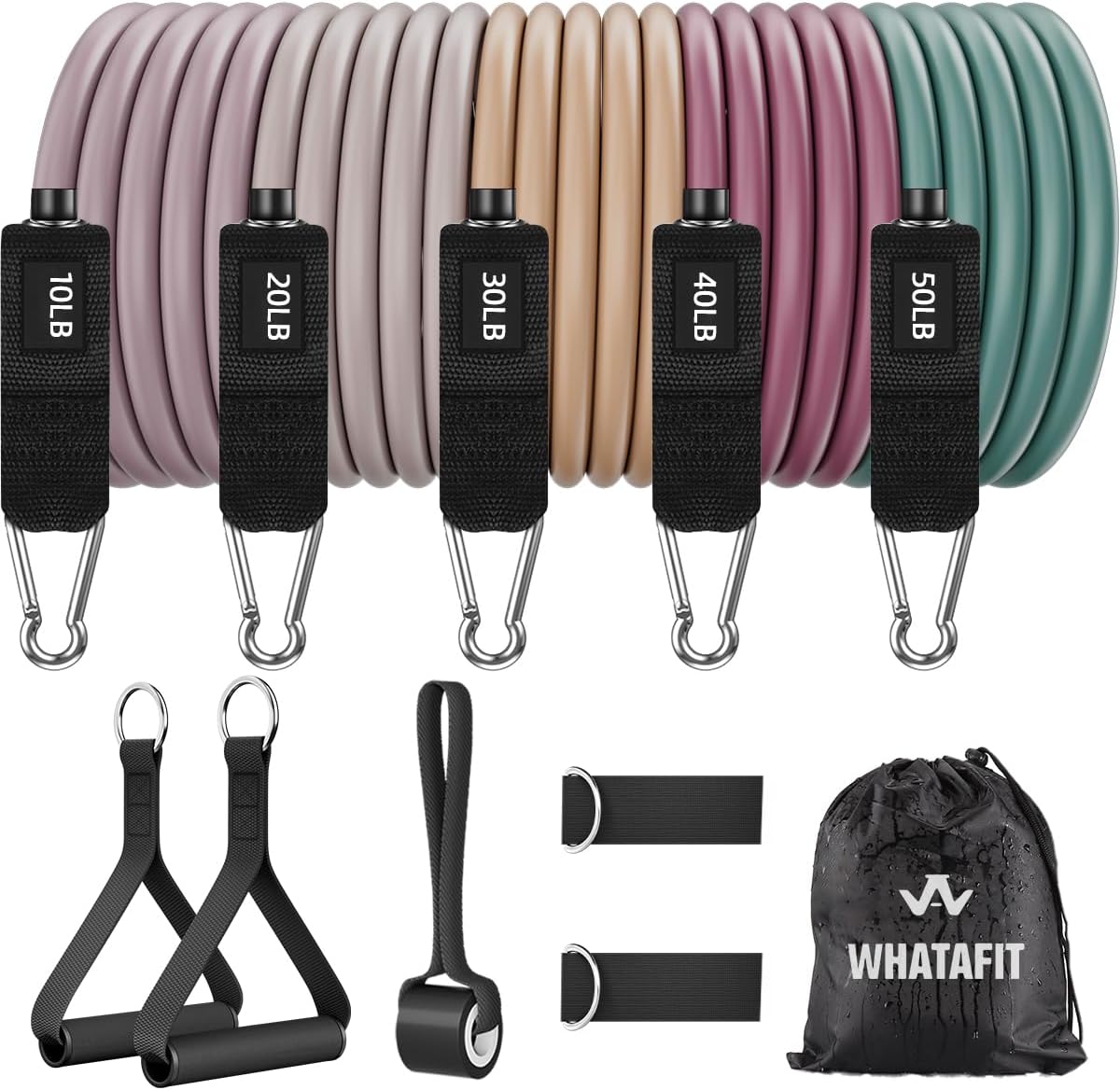 WHATAFIT Resistance Bands Set - Hình 26