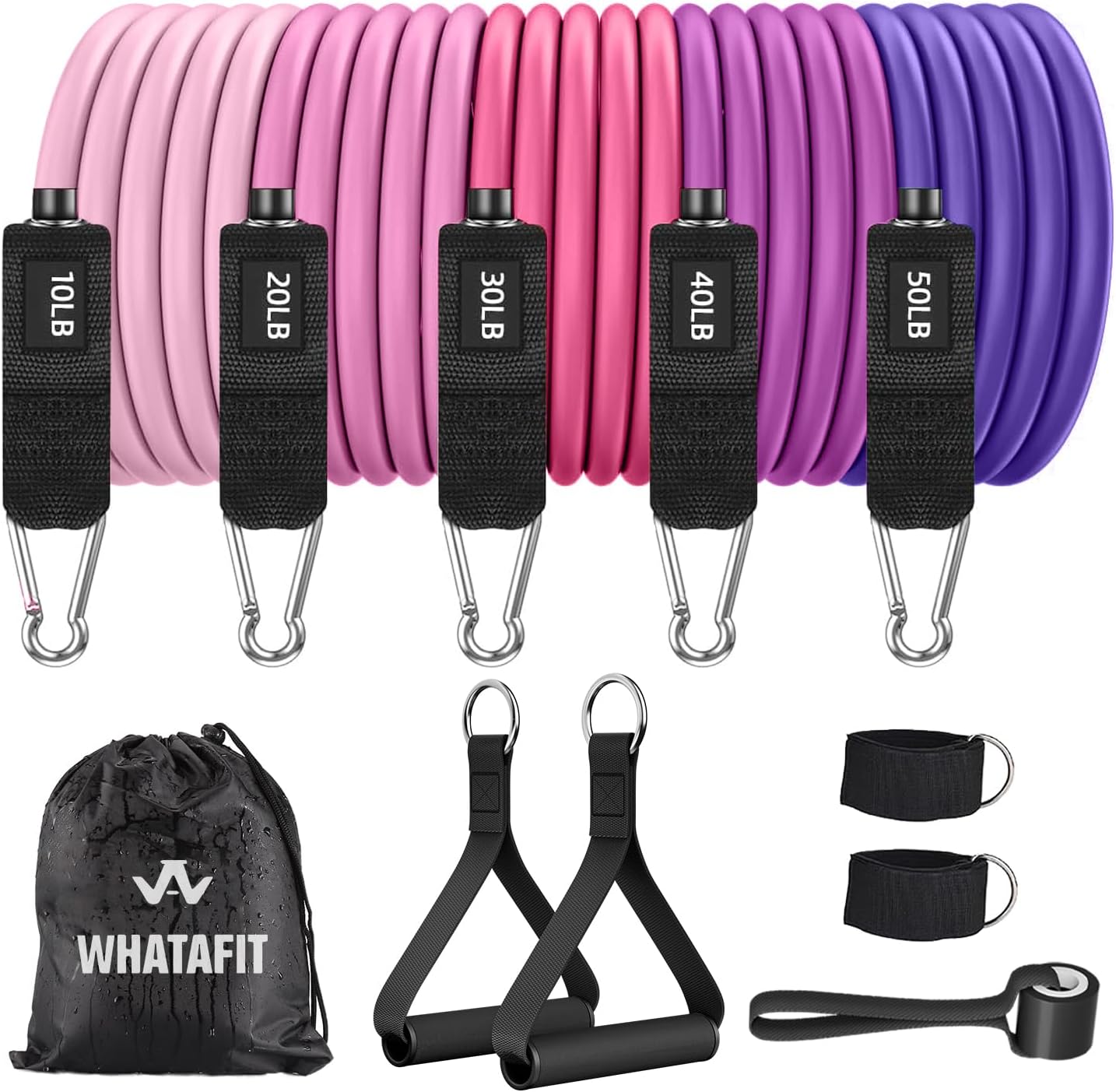 WHATAFIT Resistance Bands Set - Hình 29