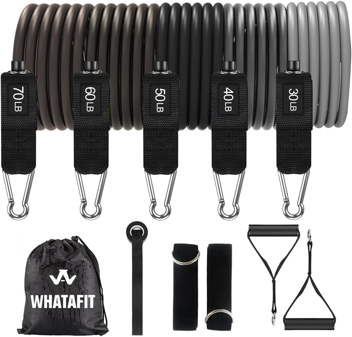 WHATAFIT Resistance Bands Set - Hình 7