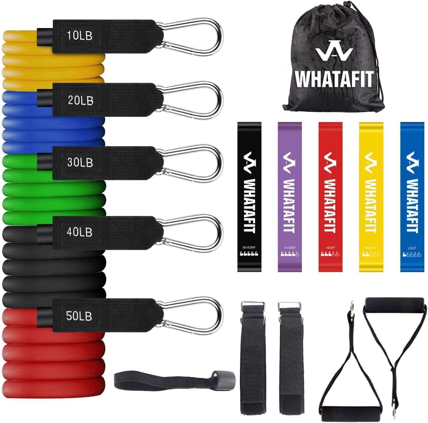 WHATAFIT Resistance Bands Set - Hình 15