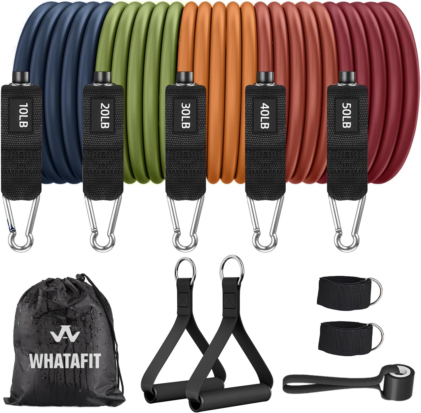 WHATAFIT Resistance Bands Set - Hình 19