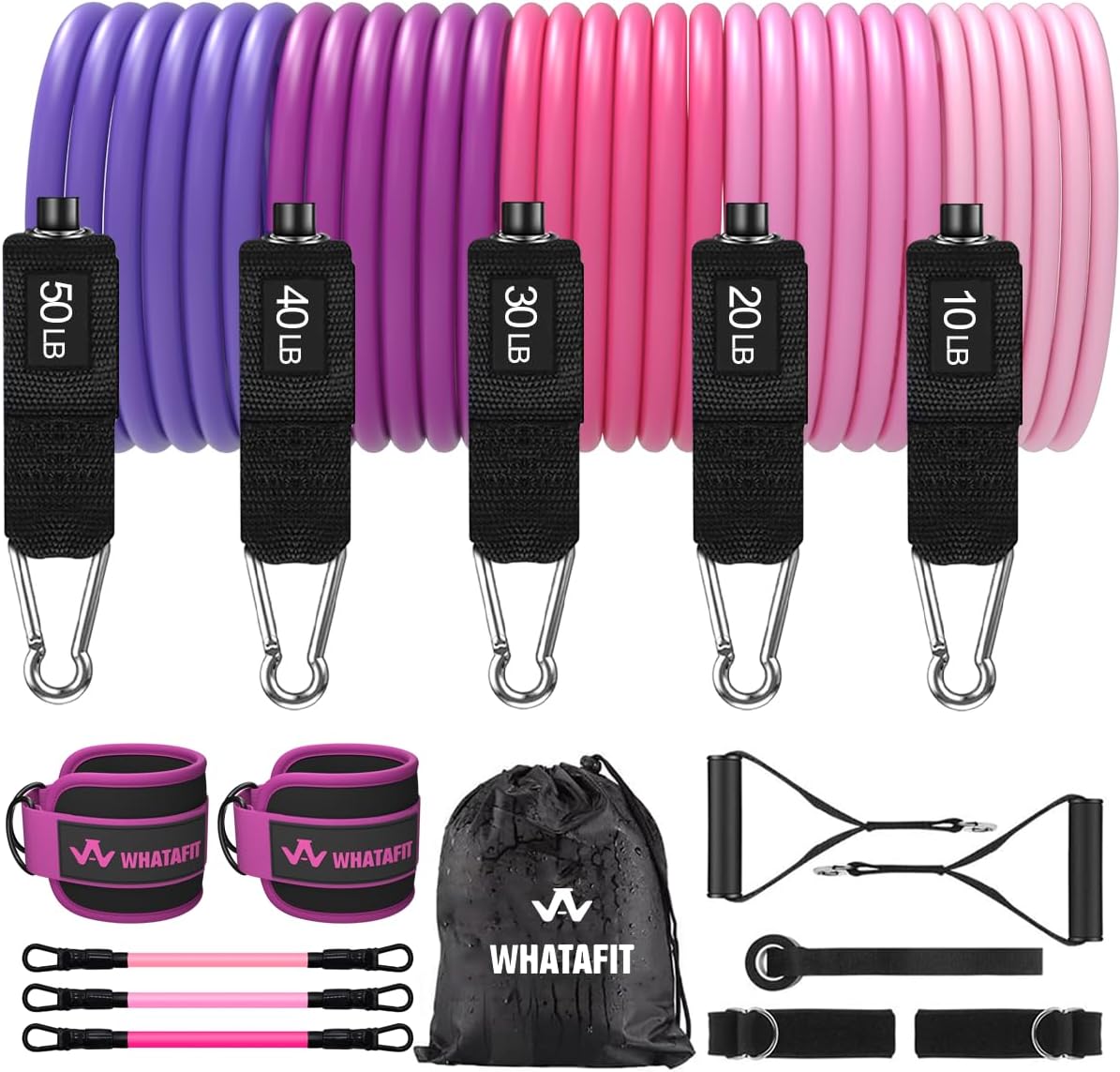 WHATAFIT Resistance Bands Set - Hình 27
