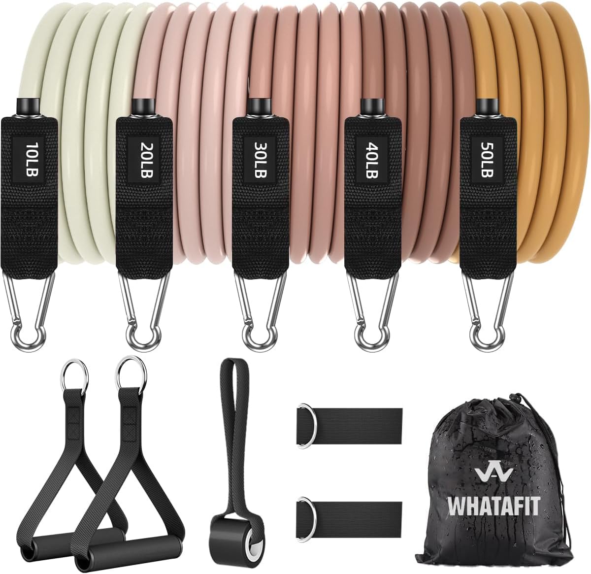 WHATAFIT Resistance Bands Set - Hình 9