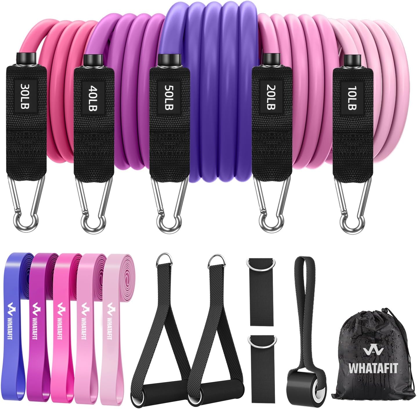 WHATAFIT Resistance Bands Set - Hình 25