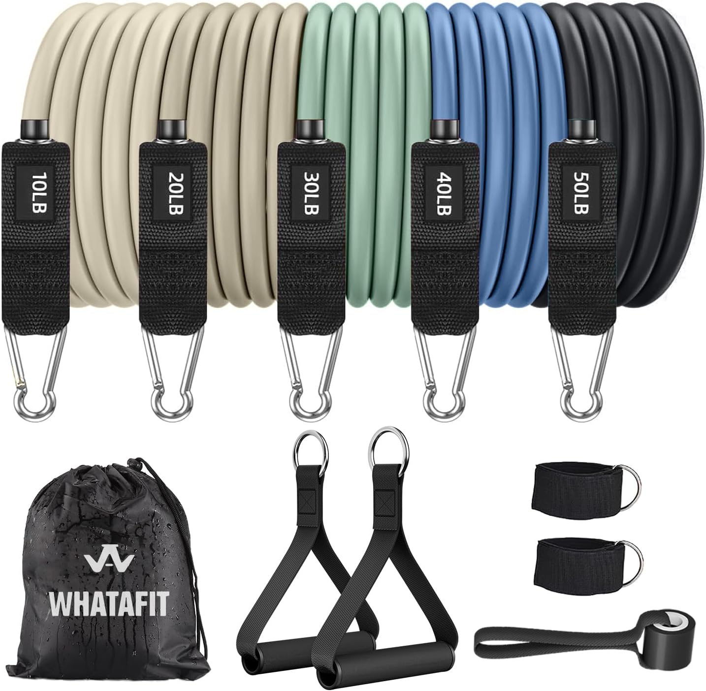 WHATAFIT Resistance Bands Set - Hình 24