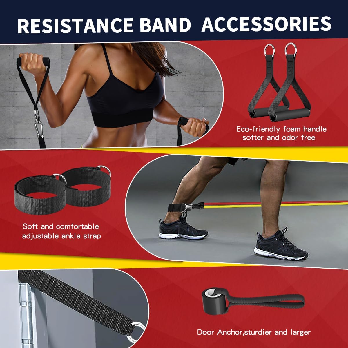 WHATAFIT Resistance Bands Set - Hình 3