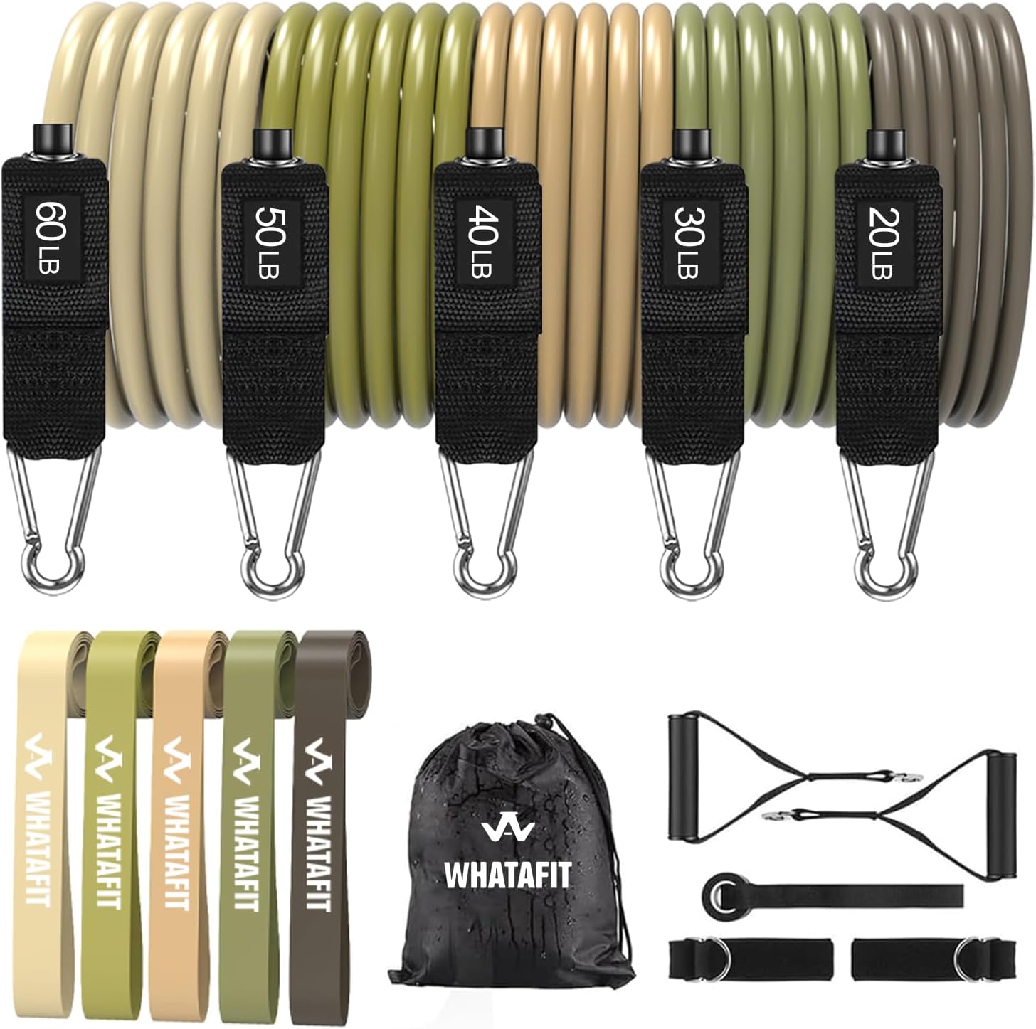 WHATAFIT Resistance Bands Set - Hình 11