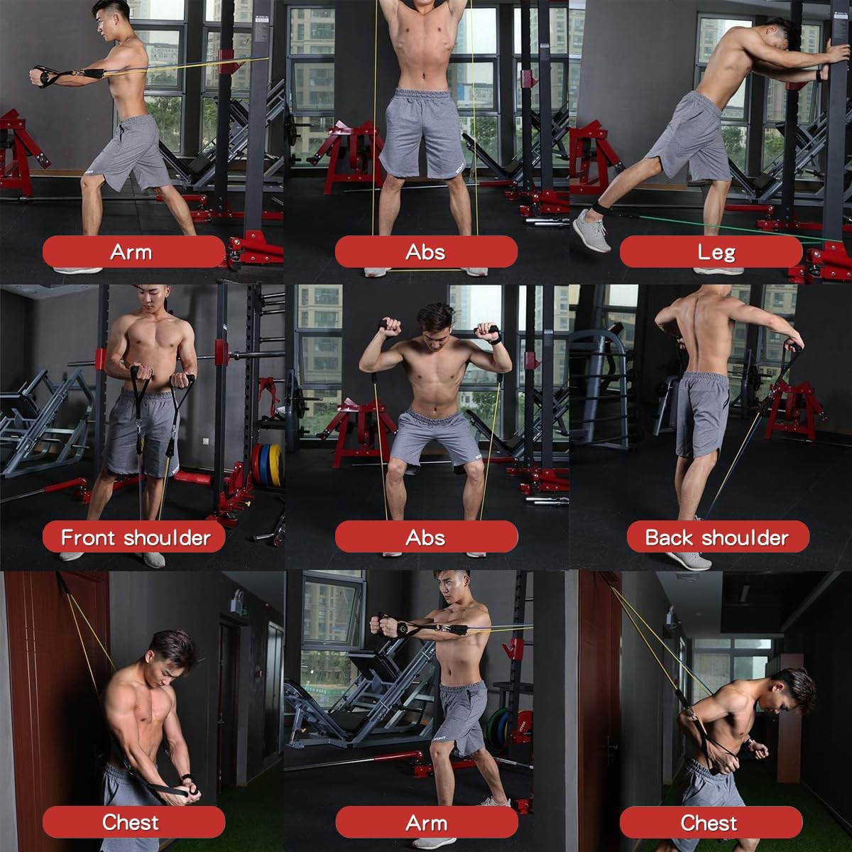 WHATAFIT Resistance Bands Set - Hình 6