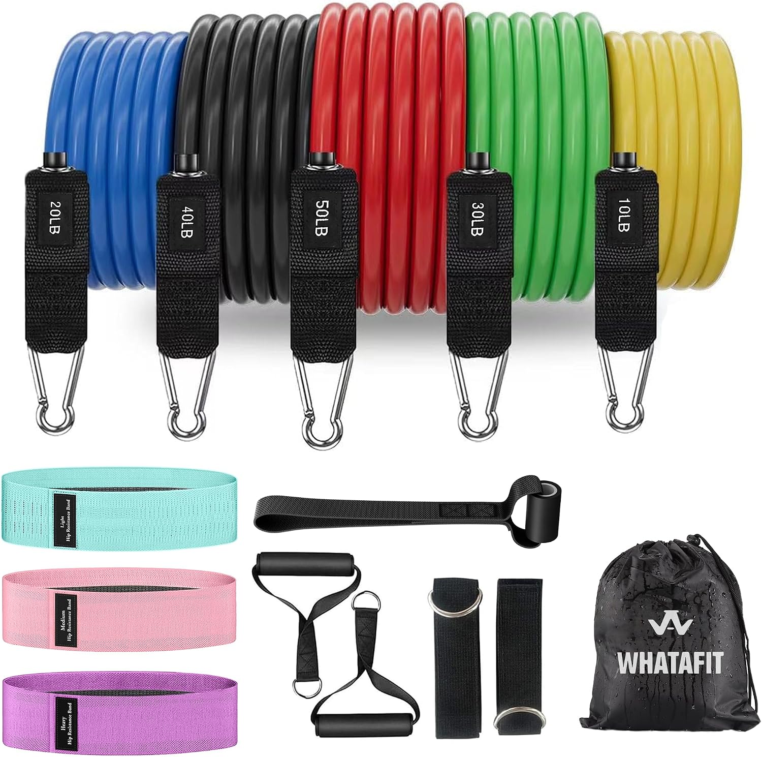 WHATAFIT Resistance Bands Set - Hình 10